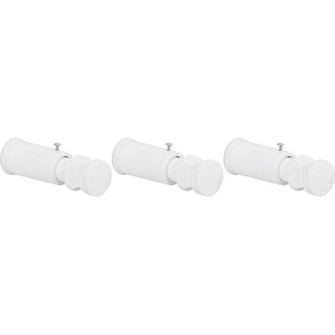 Kit support pour radiateur seche-serviette Cortina blanc