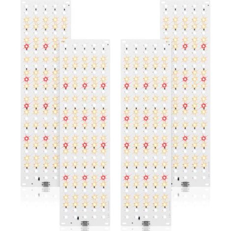 Vollspektrum-LED-Pflanzenlampe, 4er-Pack Pflanzenlampen, Pflanzenlampe mit 3/9/12-Stunden-Timer, 10 Helligkeitsstufen für Zimmerpflanzen (1/4)