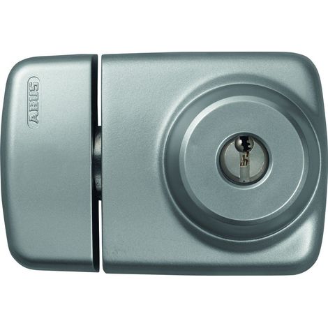 589218 7525 S Verrou de porte avec cylindres interne et externe pour portes fines Argenté (1/5)