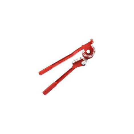 Manuelle Rohrbiegemaschine, Größen 3 und 1 1/4, 5/16 und 3/8 Zoll, 180-Grad-Drehgehäuse, robust, aus Wolframkarbid, Aluminium und Doppelmetall, für Wasser- und Gas-Warmwasserbereiter und Klimaanlagen 