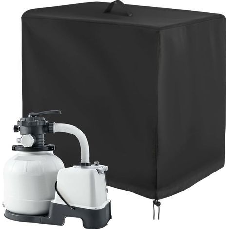 Schwimmbadpumpen-Schutzhülle, wasserdichte Schutzhülle aus Oxford-Gewebe für Schwimmbadpumpen, staubdichte Pumpenabdeckung, Gartenpumpenabdeckung, faltbar, UV-Schutz (1/5)