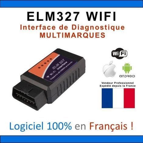 Kfz-Diagnoseschnittstelle – ELM327 – WLAN – OBD2 – Markenübergreifend (1/2)