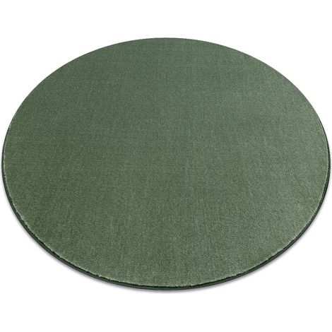 Teppich rund SEDUCTION grün 26, weich, langlebig, Schlafzimmer, Hotel green rund 100 cm