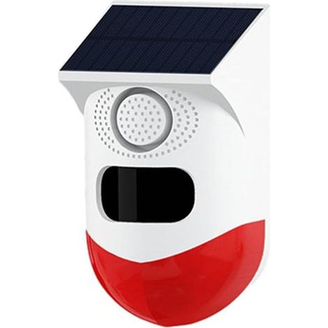 Système de sécurité domestique Détecteur de mouvement WiFi Avec surveillance à distance Alarme extérieure résistante aux intempéries 120 dB 24 heures 4 modes (1/5)