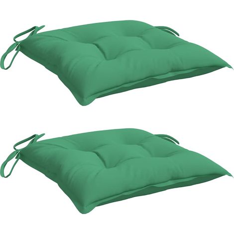 Pallet Cushions 2pcs Green 50x50x7 cm Oxford Fabric vidaXL (1/4)