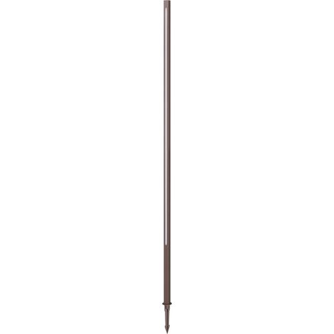 Ideal Lux Lampada da Terra Jedi 1 luce LED integrato IP65 coffee metallo vetro