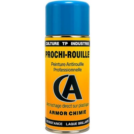 Bombe de peinture - Antirouille - Bleu New Holland 340 - Prochi-rouille - Armor Chimie - 400ml