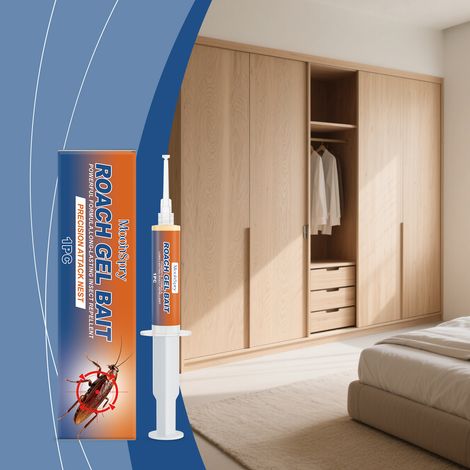 Cockroach attractant gel, portable, clear and refreshing attractant gel for home use, repelling cockroaches -- 1pc (10g) (1/5)
