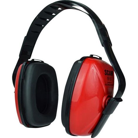Scan Standard Ear Defender SNR 26 dB - Lightweight Slimline Cushioned Headband (1/2)