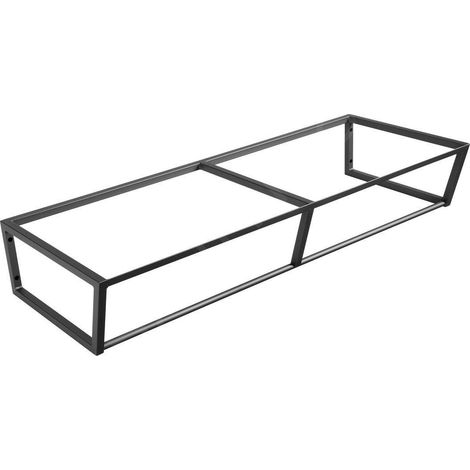 Sapho Ska - Support pour lavabo, 1200 mm, noir mat SKA204 (1/5)