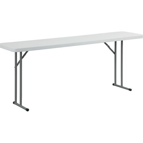 Tavolo rettangolare con gambe pieghevoli cm 45 x 180 x h. 74 (1/4)