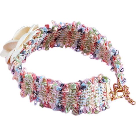 Collar decorativo para perro con forma de flor, collar para gato o mascota (1/5)
