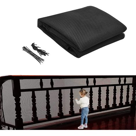 Filet Securite Escalier,Filet Escalier Sécurité,Filet Escalier Sécurité Bebe,Filet Escalier Enfant,Filet de Sécurité pour Balcon,Filet de Protection (1/3)
