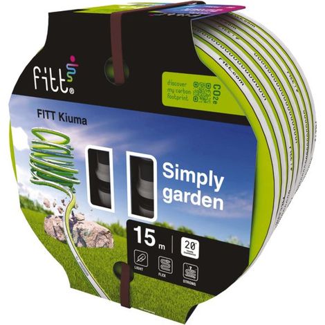 Manguera de 15 m Fitt Kiuma Lime 13 mm + Conectores