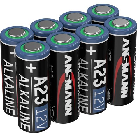 ANSMANN Piles alcalines A23 (lot de 8)