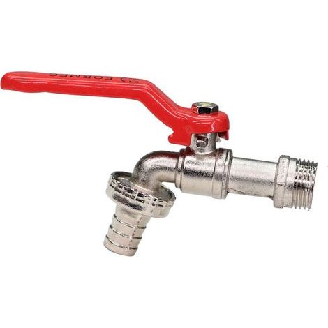 Lot de 3 Becs de Robinet en Alliage de Zinc, Sortie d'Eau Antirouille Haute Pression pour Jardin, Embout de Tuyau et Raccordement d'Arrosage Extérieur (1/5)