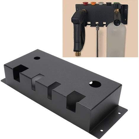 Support de rangement intégré pour accessoires de pistolet de nettoyage haute pression, support mural multifonctionnel pour pistolet de nettoyage électrique (1/5)