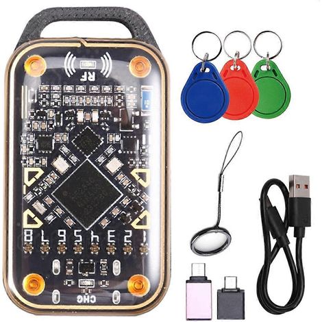 Neustart Chameleon Ultra Smartcard-Emulator + 3 RFID-Schlüsselanhänger-Chip-Lesegeräte CUID 125K 13,56M, NFC-ID-Smartcard-Duplikator (1/5)