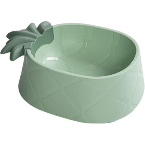 Bol pour Chat Mangeoire pour Animaux De Compagnie, Portable Durable, Multifonctionnel Alimentation Pratique Bol Unique pour Fournitures Petits Chiens Moyens Chaton, Vert (1/5)