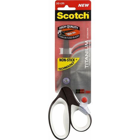Scotch 1468TMX forbici da cancelleria Universale Taglio a zig zag Nero, Acciaio inossidabile, Bianco (1/4)