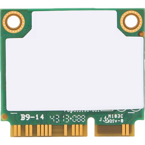 Carte réseau sans fil 300Mbps double bande stable, Mini PCIE WiFi pour installation facile et signal fiable (1/5)