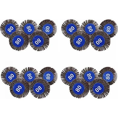 Schleifkopf, Turbine mit Griff, Lamellenscheibe, Polierkopf, 30x10 mm T-förmige Lamellenscheibe