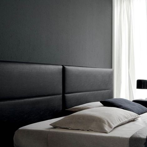 Testiera a pannelli modulari Lavander Lilla testiera con rivestimento in ecopelle verticale per letto singolo e matrimoniale modulare
