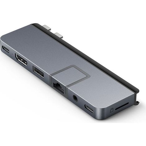 HYPER HD575-GRY-GL laptop-dockingstation & portreplikator USB 3.2 Gen 1 (3.1 Gen 1) Type-C Grau