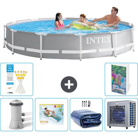 Intex Piscine Prism Frame Ronde - 366x76 cm - 7-pièces S286 (1/5)
