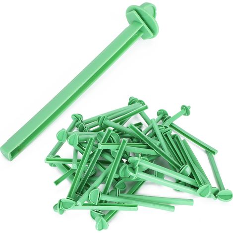 Lot de 50 supports en plastique pour cage à oiseaux (perroquets, perruches, etc.) (1/5)