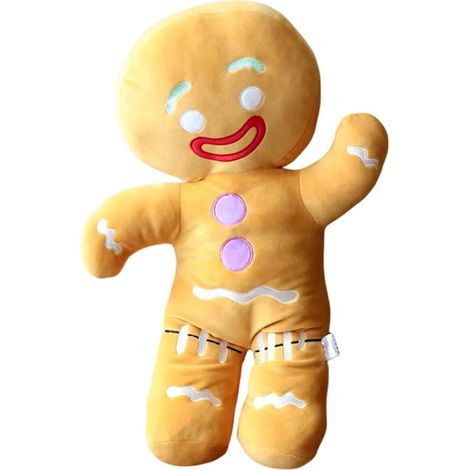 Gingerbread Man - Plush Doll - 30 cm - Décoration Intérieure et Oreiller de Soutien Lombaire - Jouet Rembourré Doux - 1 Pièce (1/5)