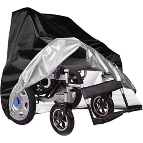 Housse de Protection Fauteuil Électrique Fauteuil Roulant, Noir Oxford Tissu (Taille : 100x75x100cm)-Muntra (1/4)