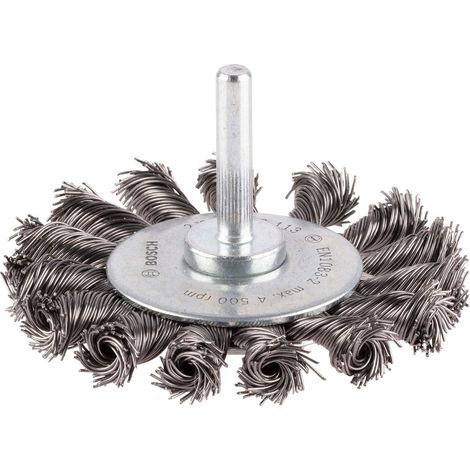 Cepillo de disco Bosch PRO Metal pesado 75 x 0,50 mm vástago recto - 2608622113 (1/4)