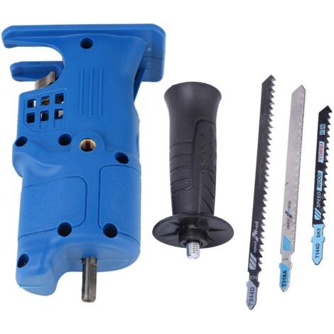 Utensile di foratura con dima per sega elettrica alternativa, progettato per il taglio di legno e metallo. (1/5)