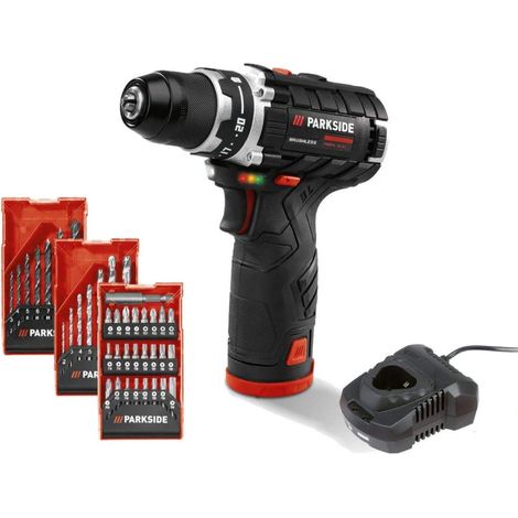 PARKSIDE Trapano avvitatore a batteria PBSPA 12 A1, accessori inclusi (1/5)