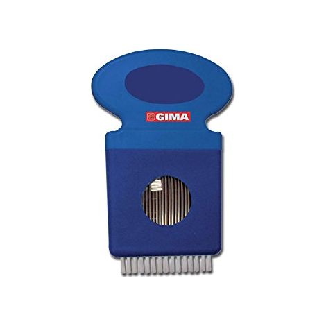 Gima - Pettine Manuale per Pidocchi, adatto per Bambini e Adulti, in Plastica con Denti di Metallo, Metodo Meccanico contro Pidocchi, Senza Agenti Chimici (1/4)