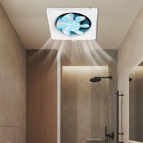 Badlüfter Wand Industrie-Großraum-Ventilator-Lüfter Abluft Abzug Wand Gebläse Metallventilator Abluftventilator Wandventilator 200mm
