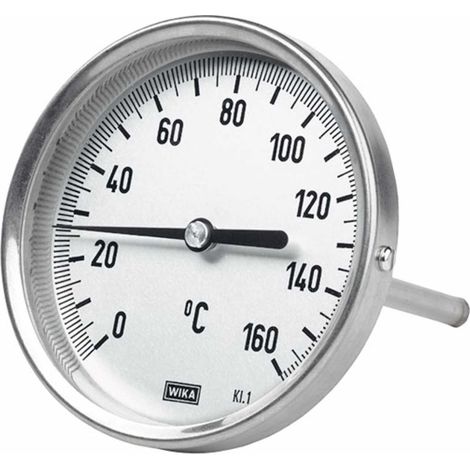 Riegler Bimetallthermometer, G 1/2 hinten, L=160, Ø 100, -30 °C bis 50 °C (1/2)