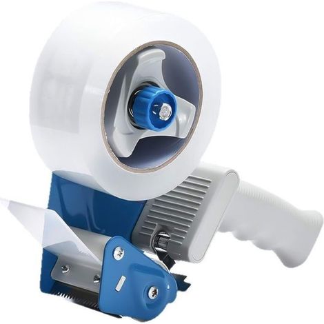 Dispenser di nastro adesivo, sigillatrice manuale per cartoni (senza nastro), sigillatrice per scatole di plastica, dispenser di nastro adesivo, rotolo di nastro adesivo, porta nastro adesivo, nastro  (1/5)