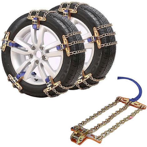 KLVGTIFS PU - Chaînes à neige antidérapantes pour voitures, SUV et camions (1/4)