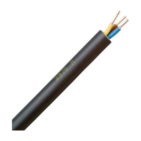 Kopp 153310045 Cavo posa fissa NYY-J 3 G 1.5 mm² Nero 10 m (1/2)