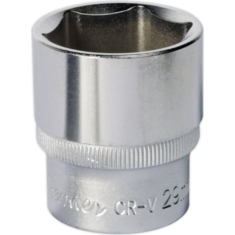 Sealey 29mm WallDrive Standard Length Chrome Socket 1/2""Sq Drive S1229