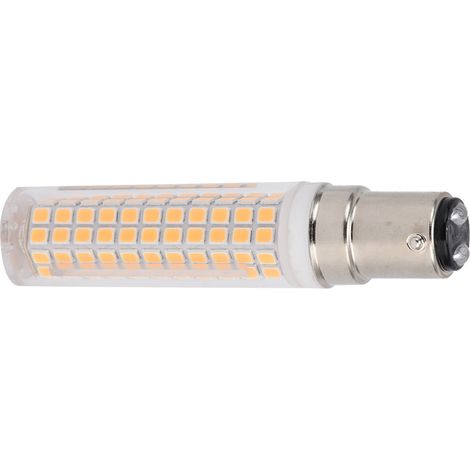 Ampoule LED BA15D type maïs, 1500 lm, 136 LED, dimmable, pour lustre, plafonnier ou applique murale, 110 V, blanc chaud (1/5)