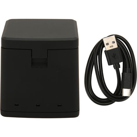 Chargeur Batterie Appareil Photo USB Station de Charge Triple Efficace pour Batteries Caméras Sport 11 10 9 (1/5)