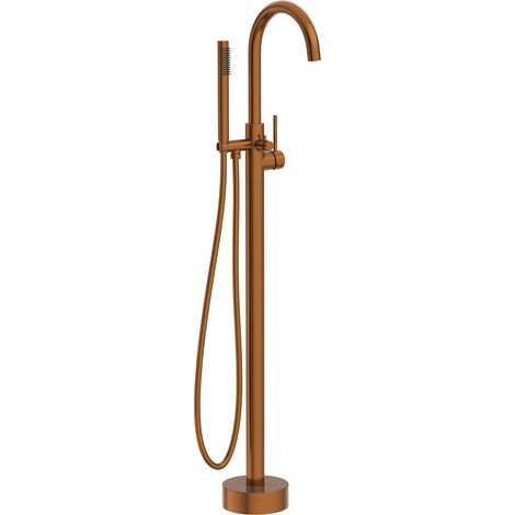 BALNEO Robinet de baignoire autoportant cuivre Acier inoxydable  Mitigeur sur pied pour baignoire CASCADE (1/5)