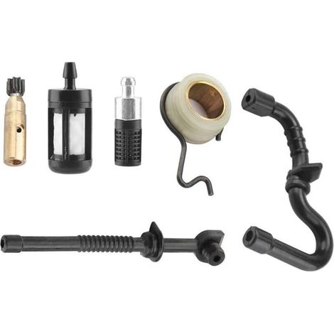 Filtre de tuyau de pompe à huile pour tronçonneuse Stihl MS180 MS170 018 017 – Kit pièces de rechange en métal – Installation facile (1/5)