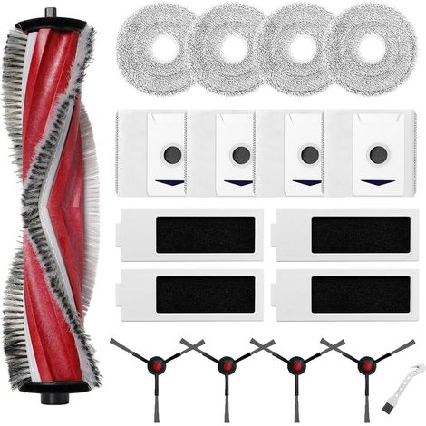 Accessory kit compatible with Ecovacs Deebot T30 Omni and Pro Omni – Main brush, HEPA filters, cleaning cloths and side brushes (1/4)