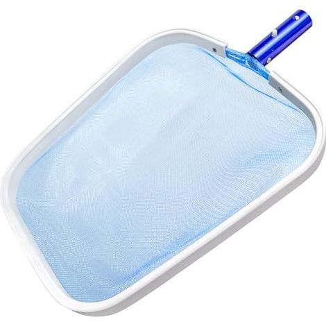 Épuisette de piscine à mailles fines 40 x 32 cm - Solide - Grande épuisette - Accessoires de piscine - Accessoires de nettoyage - Épuisette d'algues - Filet extra fin - Accessoires de (1/5)