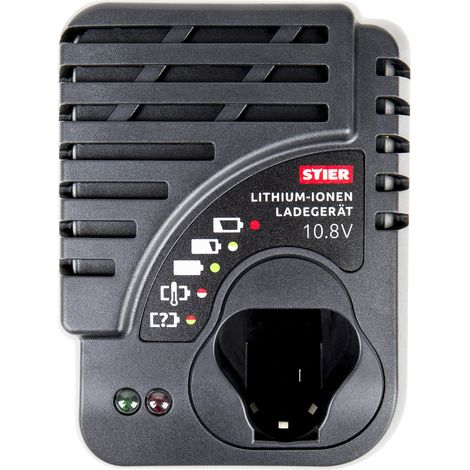 STIER Lithium-Ionen-Ladegerät 10,8 V (für STIER Akku-Kartuschenpistole 5880N) (1/4)