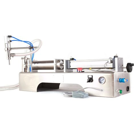 Máquina de llenado líquida neumática horizontal, 100-1000ml máquina de llenado, máquina de llenado de líquido de acero inoxidable llenado de aceite de miel esencia (1/5)